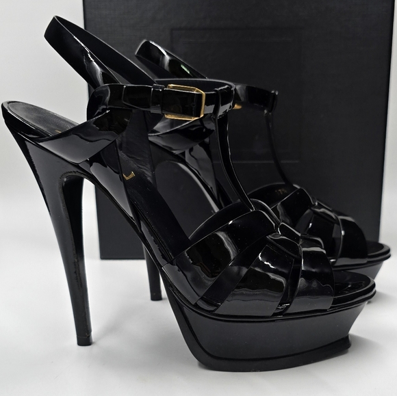 YSL TRIBUTE PLATFORM SANDALS - Picture 4 of 6